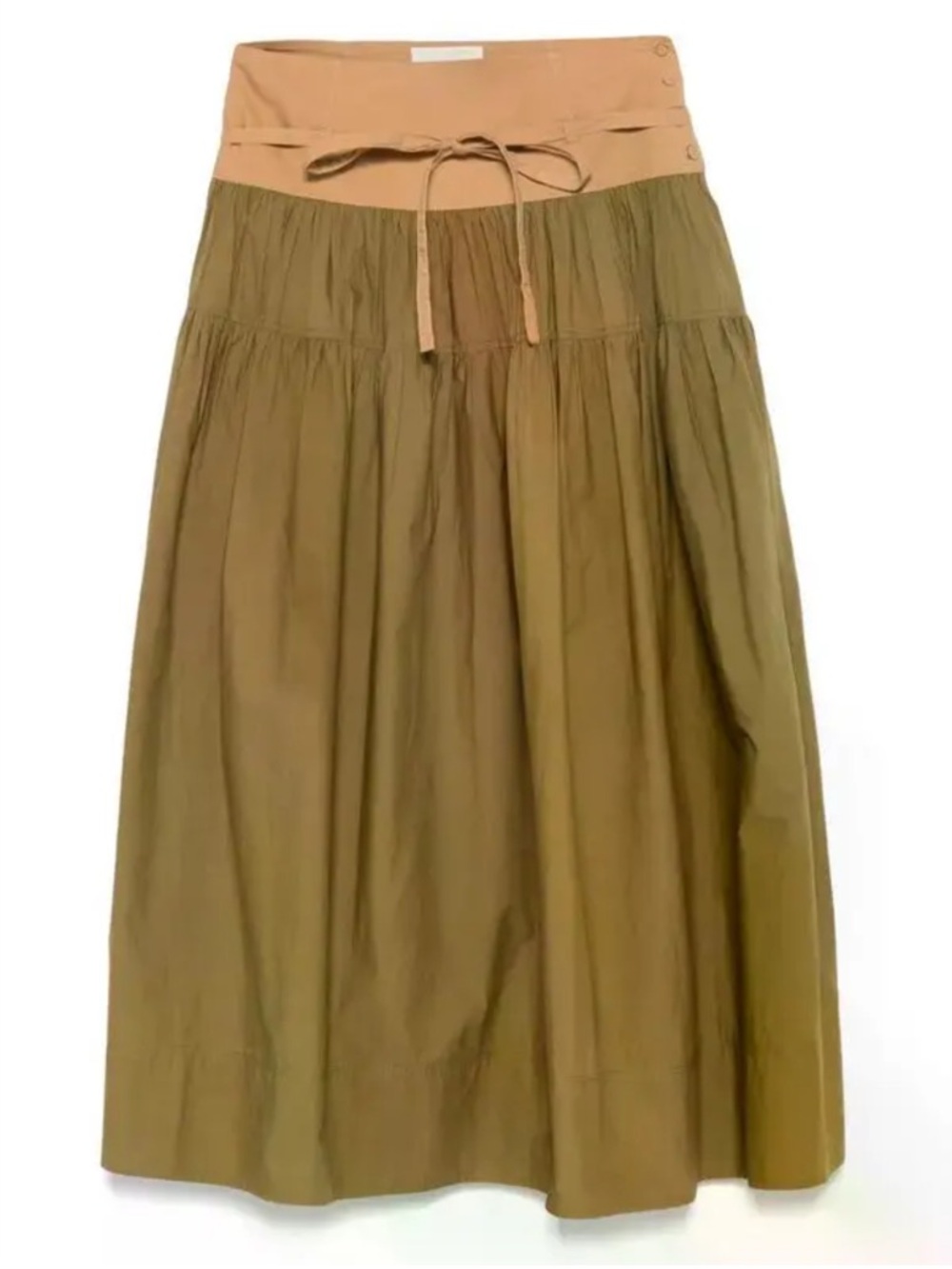Ulla Johnson Angeline Colorblock skirt Sahara size 00